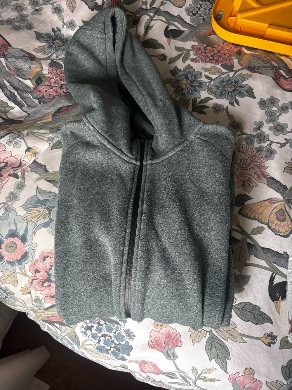 Jordan Men's Heather Gray Green Full-Zip Hoodie